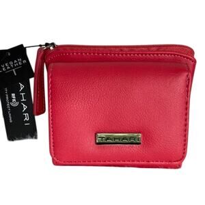 Brand New Tahari  Wallet Neon Pink Tri Fold Cute